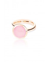 Tamara Comolli - Ring Bouton pink Chalcedony