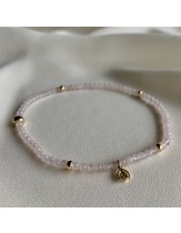 Y&G Jewelry 33005 enkelbandje rose quartz