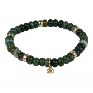 Y&G Jewelry 7009 Moss Agate